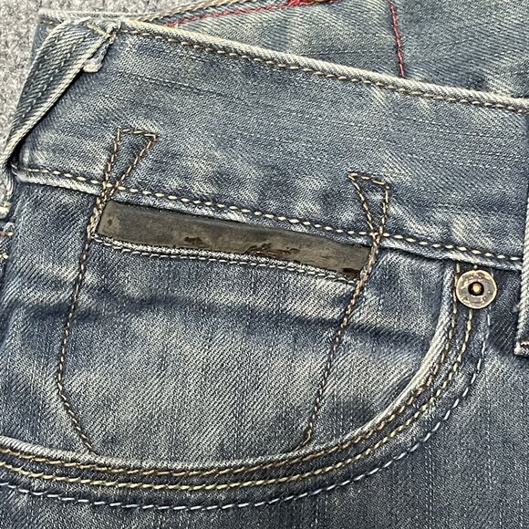 Vintage Levis 514 Slim Straight Jeans W34 L30 Denim Blue - Picture 4 of 12